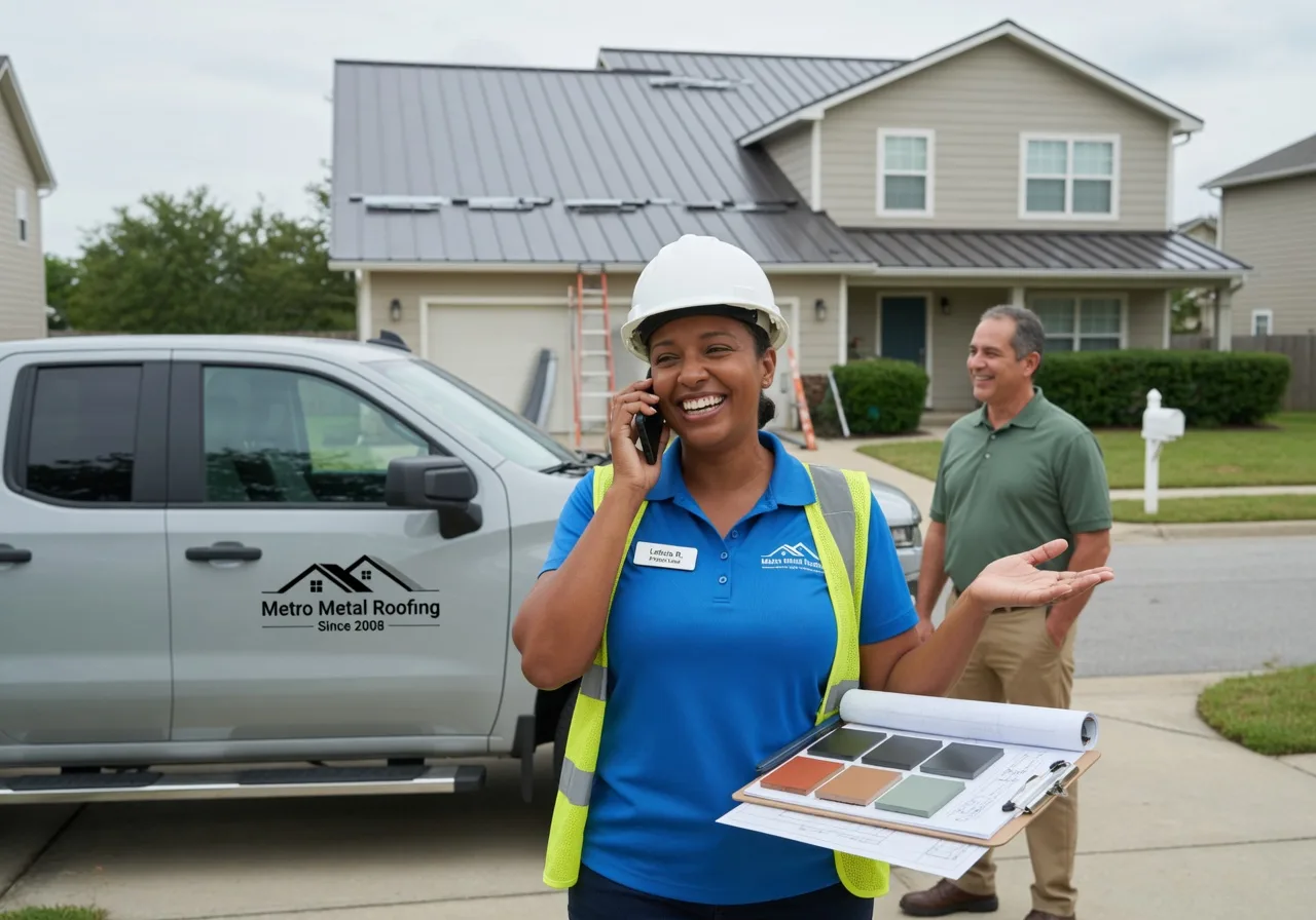Storm Damage Metal Roof Repair in Grissom Arb, IN